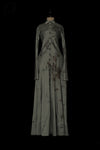 Mutedance 24 Autumn and Winter Button Lapel Long Sleeve Dress MD-MD24FW83-blue MD24FW82 MD24FW83